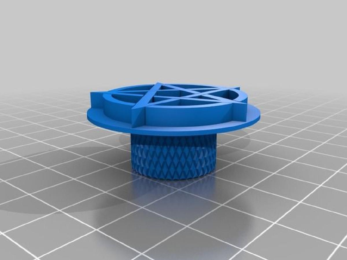 estrela demonio do botao da guitarra