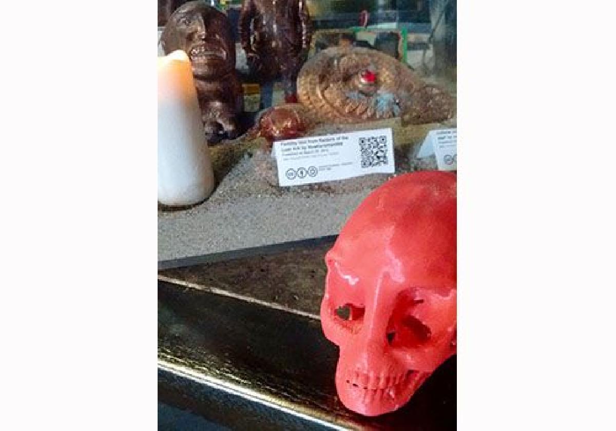 Craneo Alienigena   (Inspirado no Cranio de Cristal)