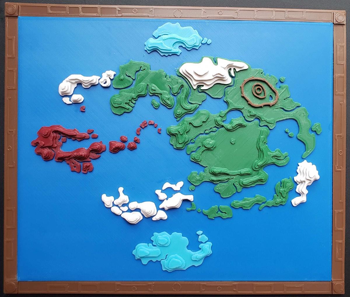 Avatar: A Lenda de Aang   Mapa de Contorno