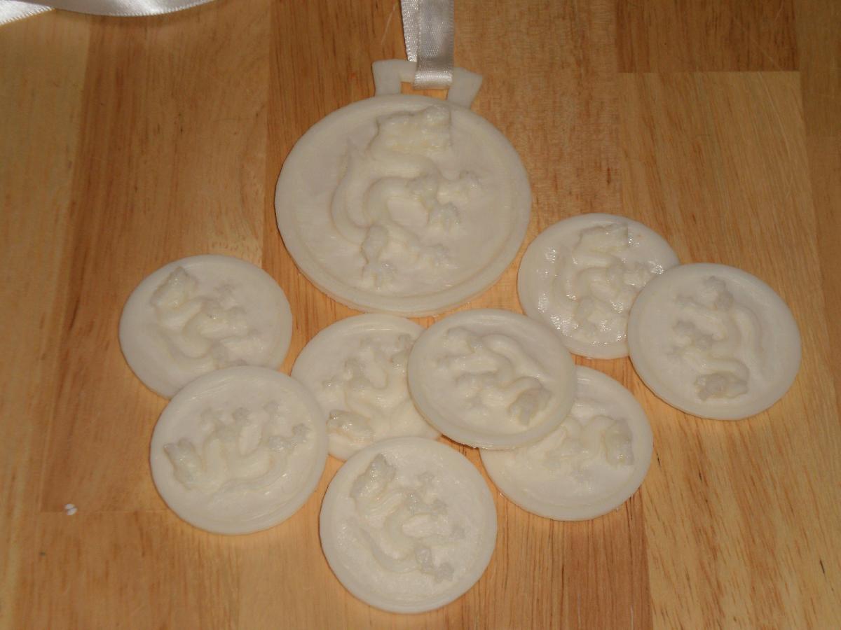 Moeda / Medalhao do Dragao Chines