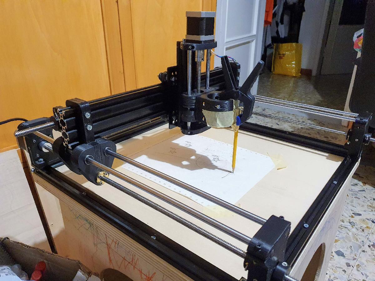 area de trabalho cnc dremel 204x310x55