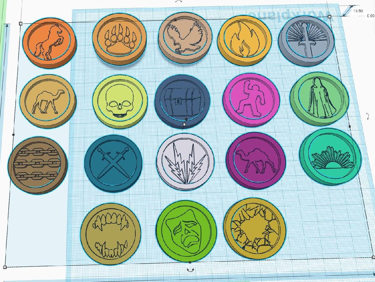 Tokens de efeito de status para MESBG