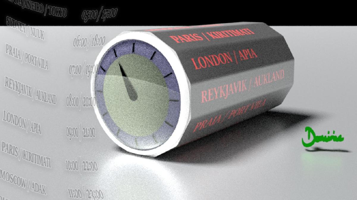 Relogio Mundial de Mesa (DMcG)