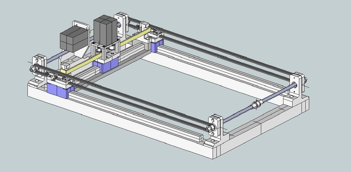 IMPRESSORA 3D ESCALAVEL COM TRANSMISSAO DE CINTA XY FACA VOCE MESMO