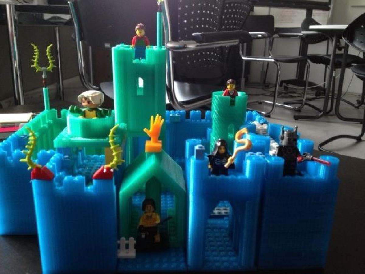 Kit de castelo modular compativel com Lego