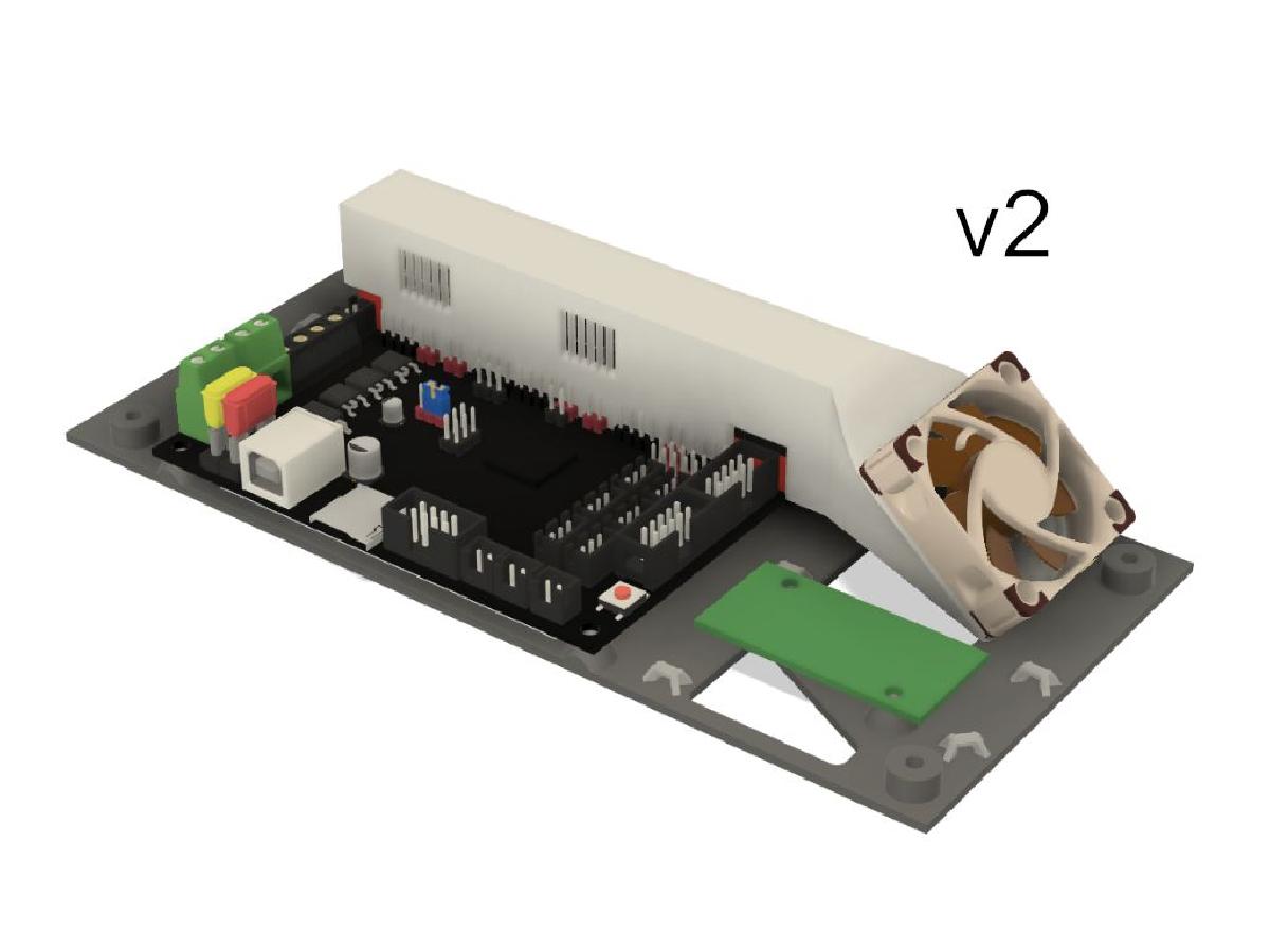Suporte de montagem Bigtreetech SKR 1.3/1.4 para Sovol 3D SV01 ATUALIZACAO: v2