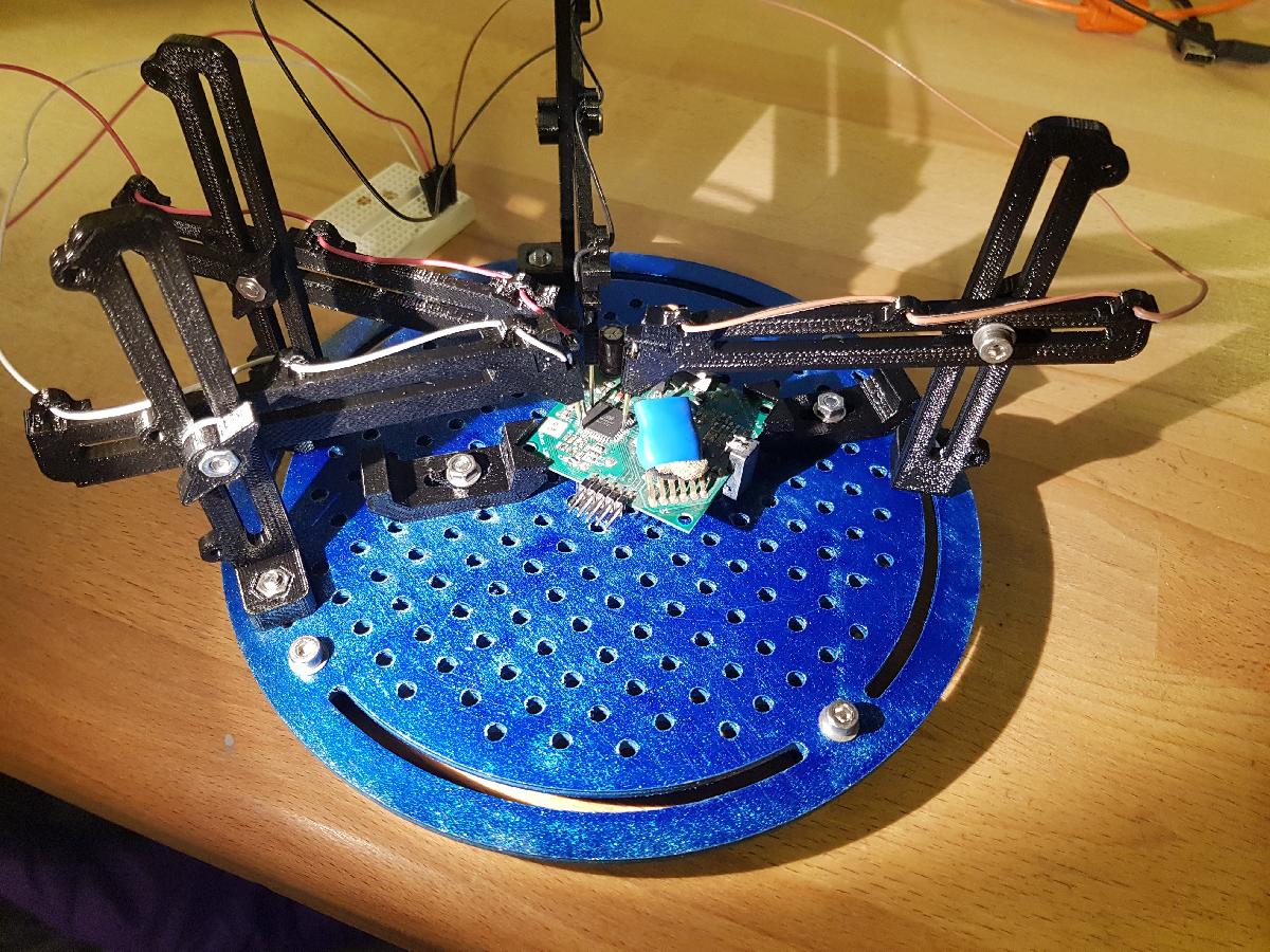 Banco de Trabalho de PCB de Baixo Custo e Estacao de Flash