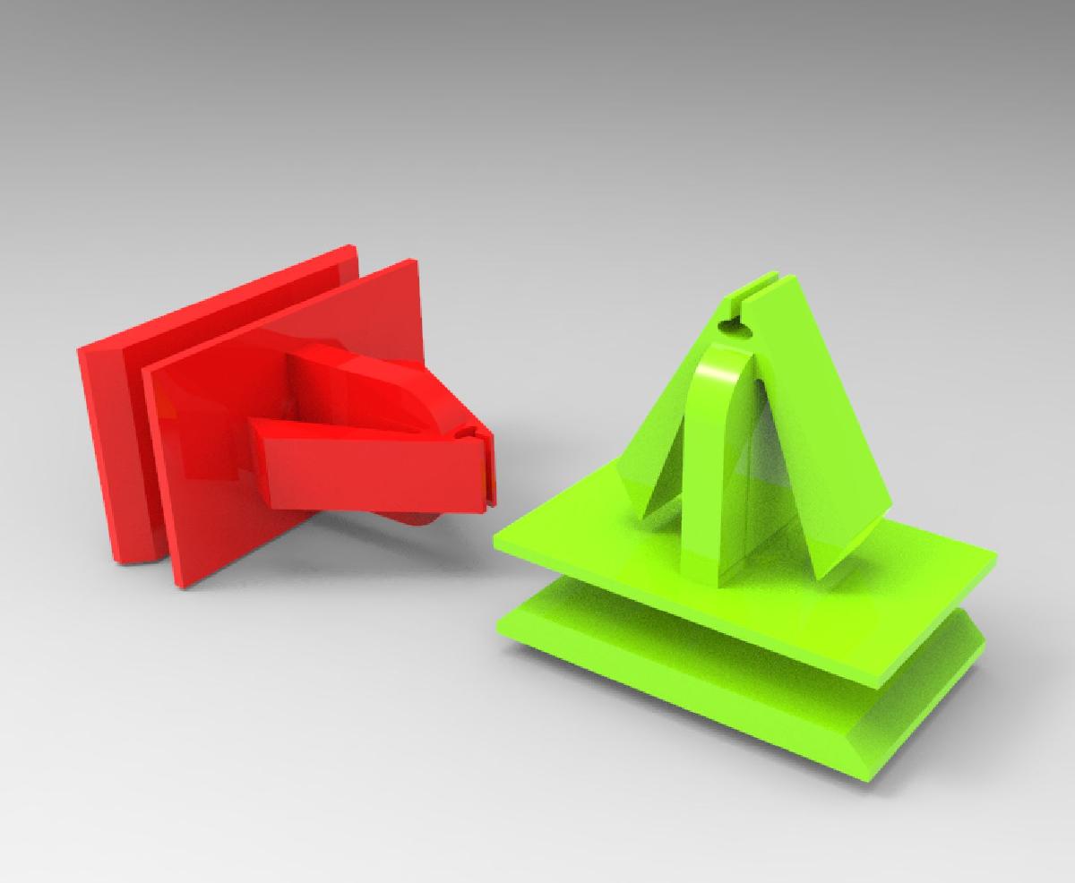 Clipe de retencao do moldura de rocker GM/Ford