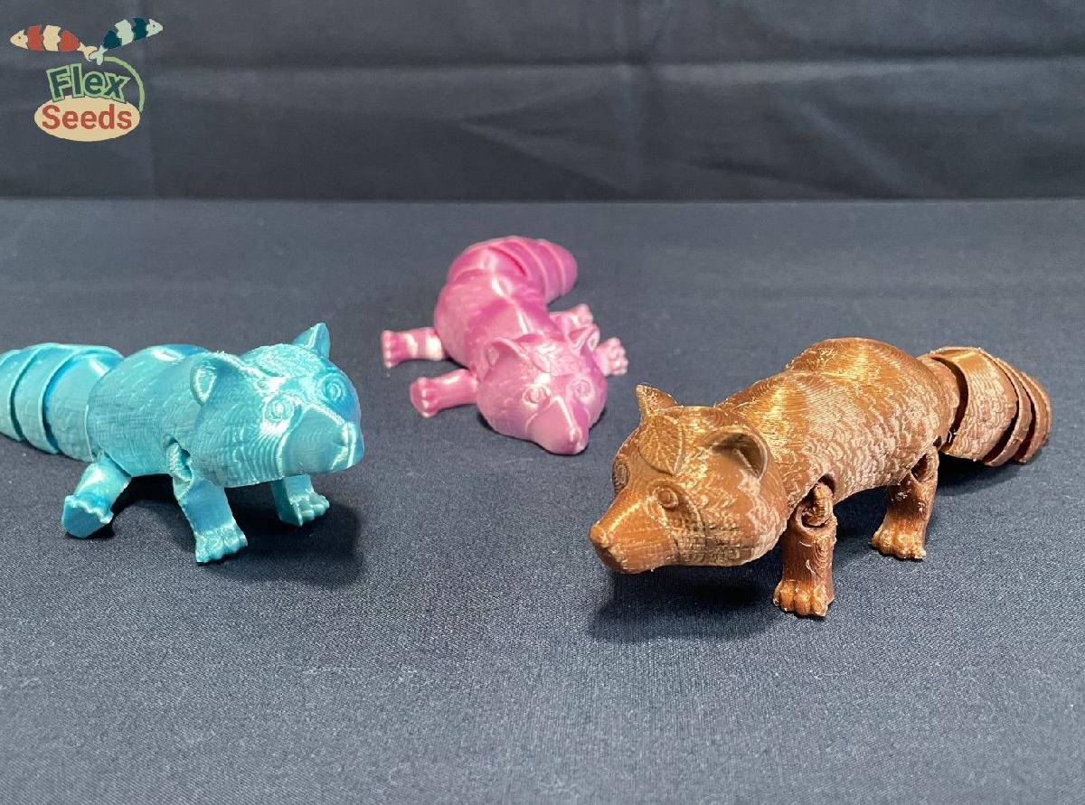 Kit de Montagem Flexi Tanuki (Impressao em uma so peca)