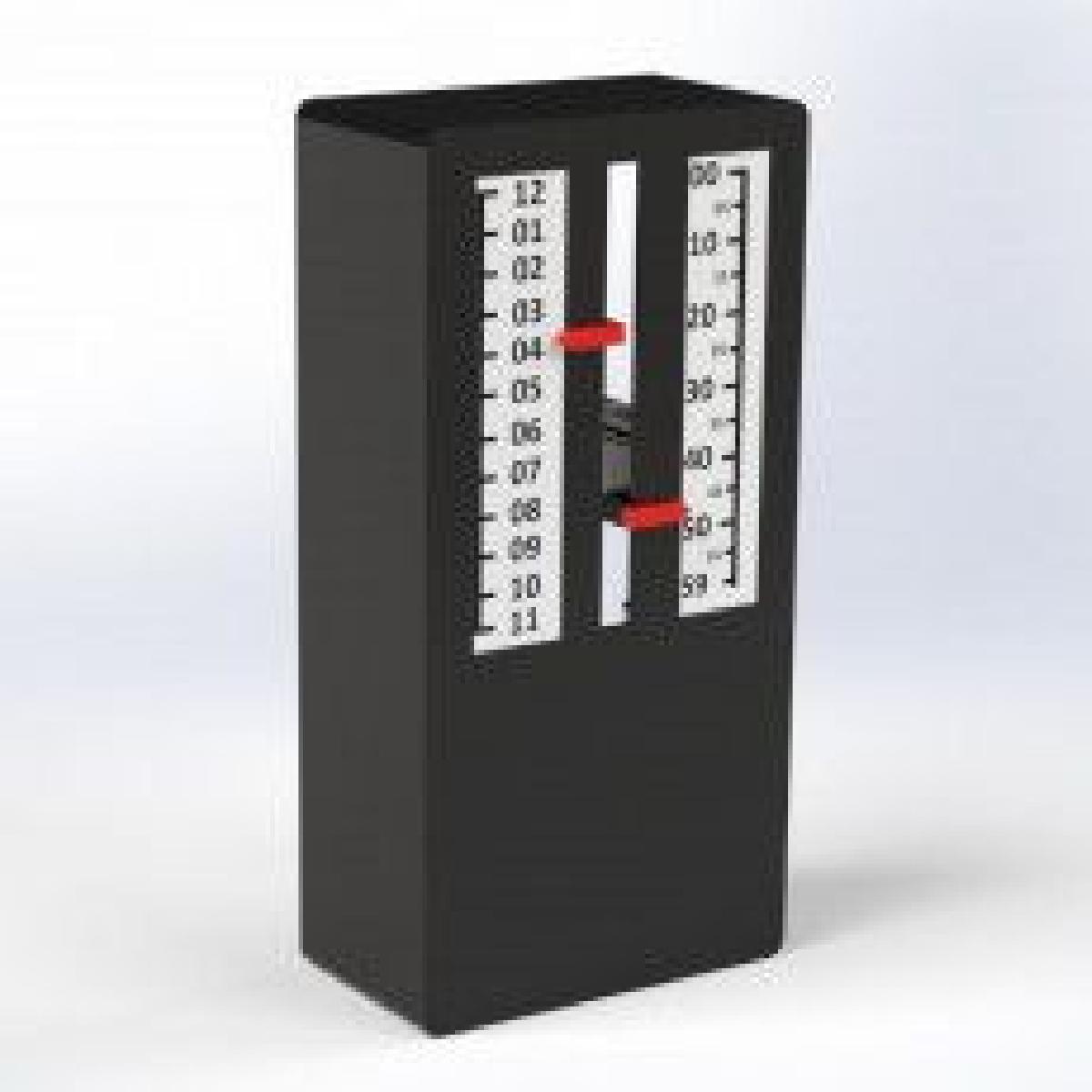 Relogio linear Acionado por motor de passo
