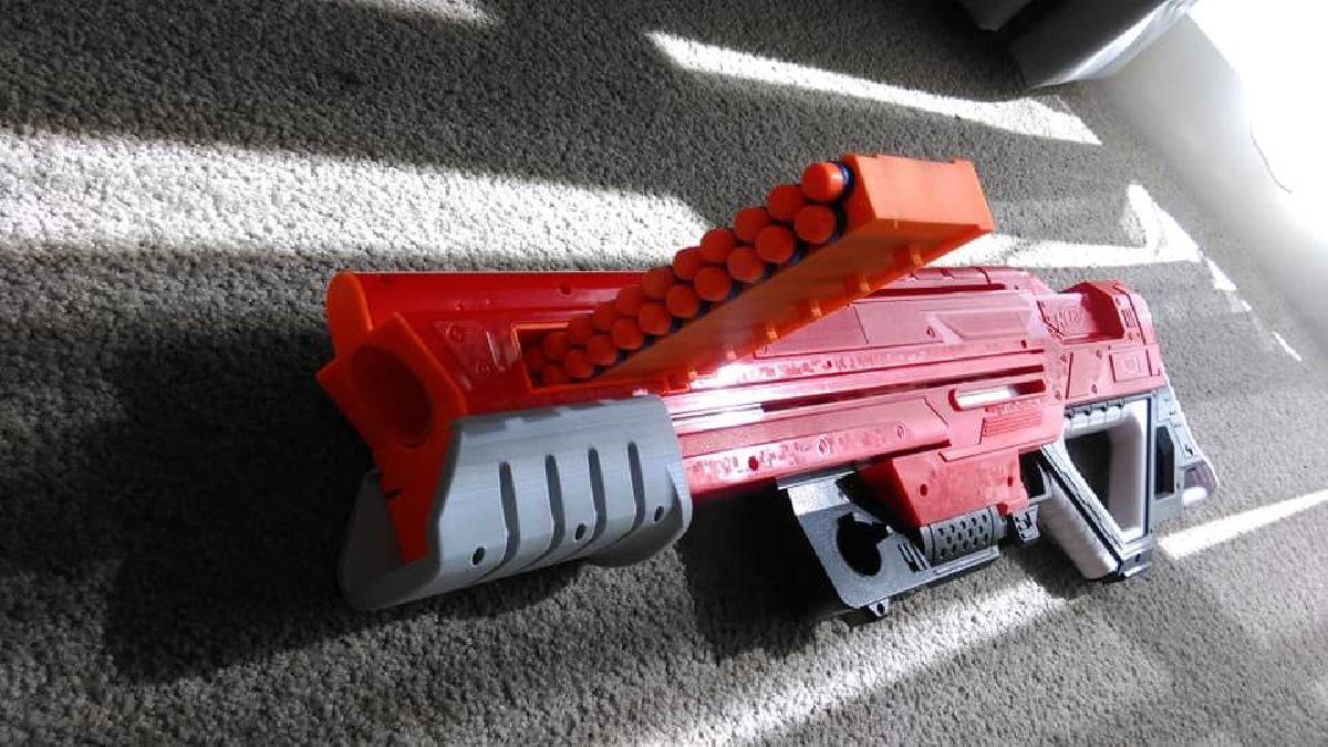 O Canhao de Batalha (Mod para Nerf Mega Thunderhawk)