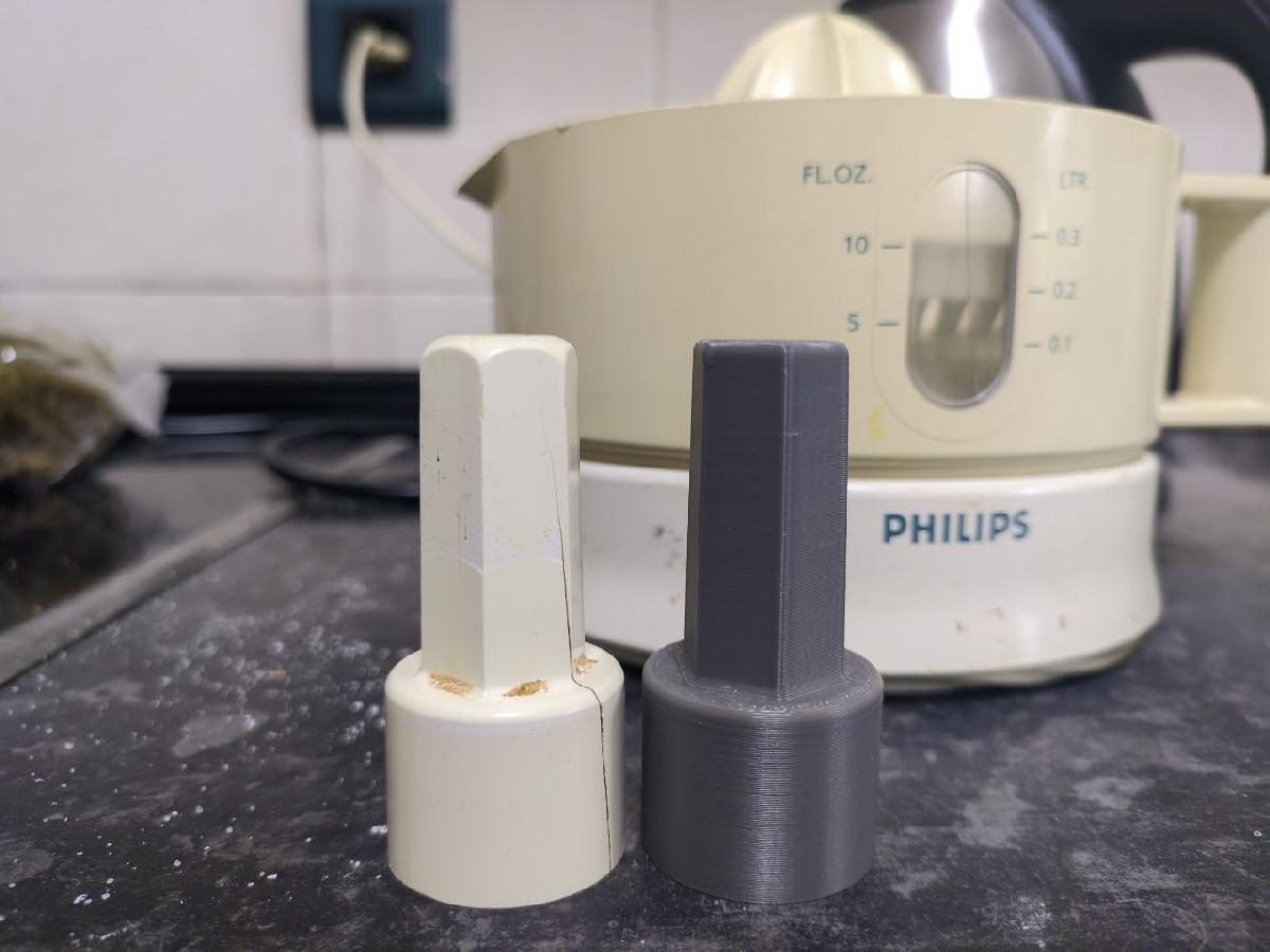 Mecanismo hexagonal para exprimidor de suco Phillips HR2778