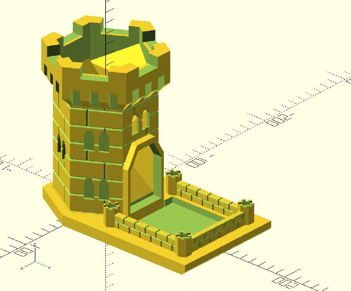 Torre de Dados (Hexagono, Grande)