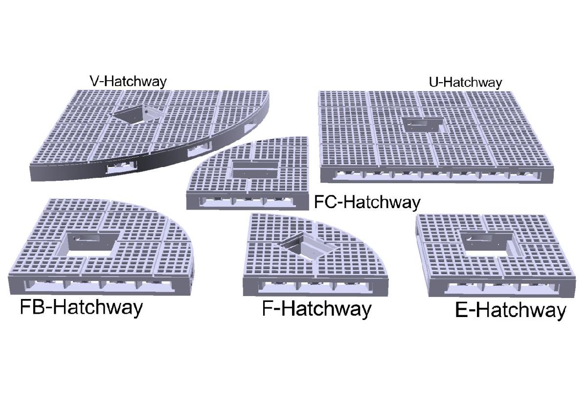 Conjunto de Azulejos de Piso OpenLOCK para Abertura   Sci Fi / Industrial Grelha Quadrada (grade de 1 polegada)