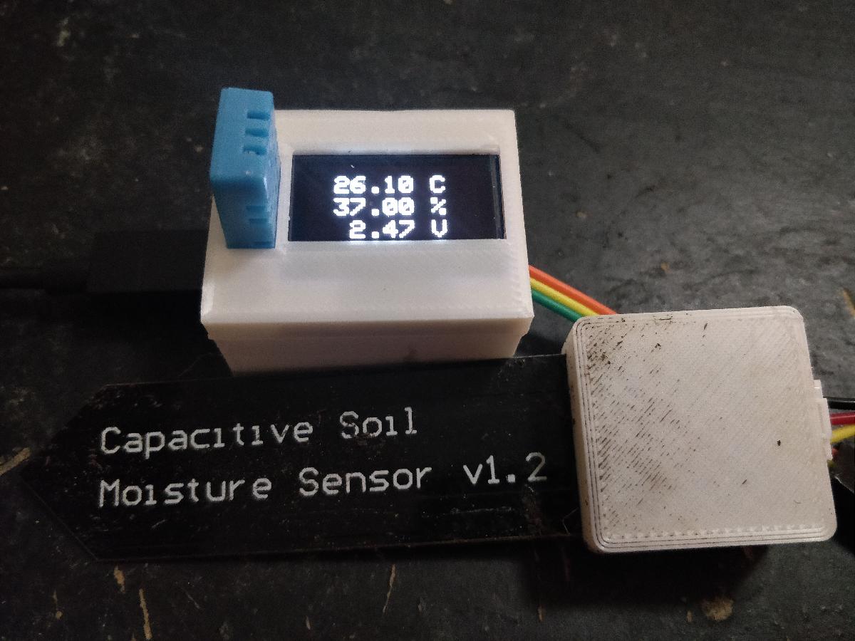 Sensor de Temperatura, Umidade e Umidade com OLED