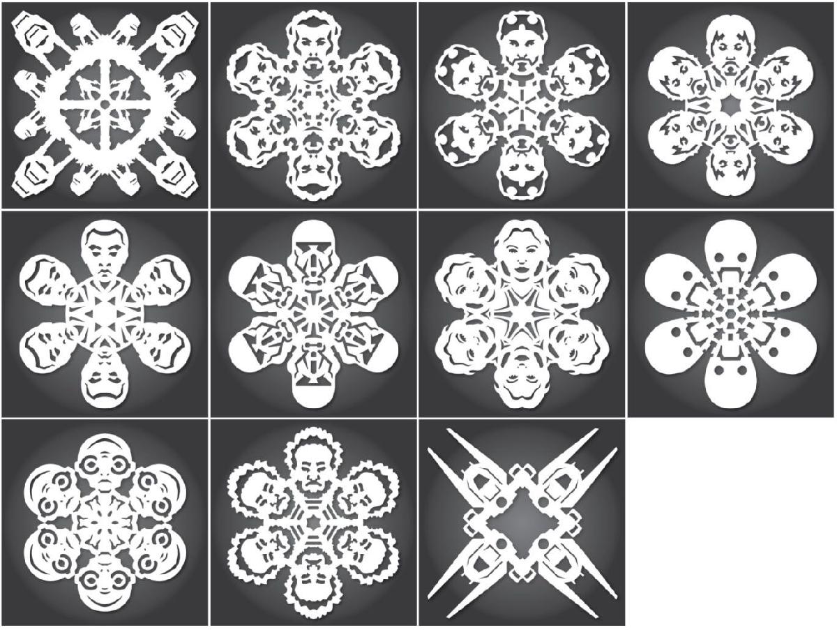 Flocos de Neve de Star Wars por Anthony Herrera   2016