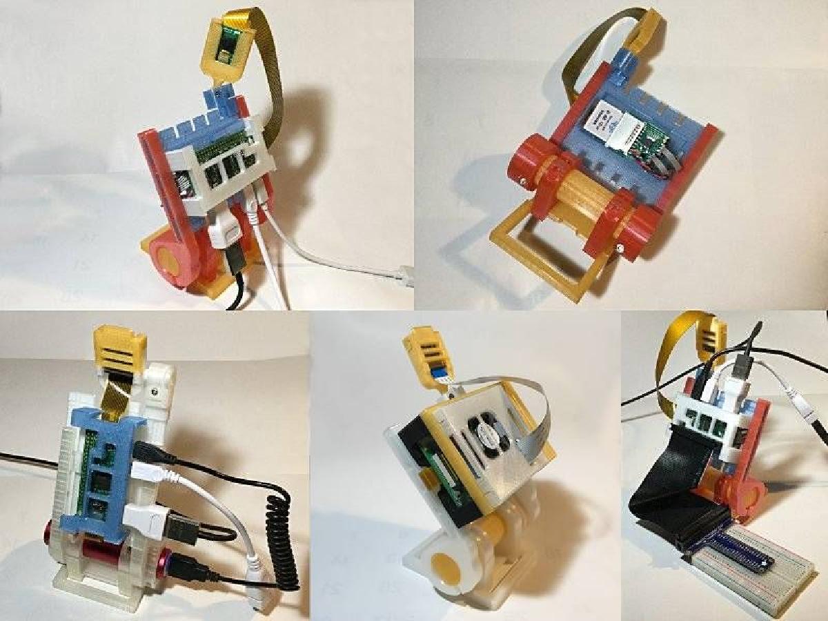 Suporte para Raspberry Pi Zero + FlashAir + Modulo de Camera