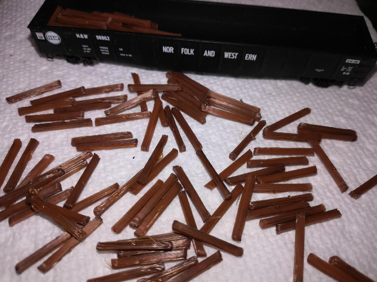 100 N Scale Railroad Track Ties