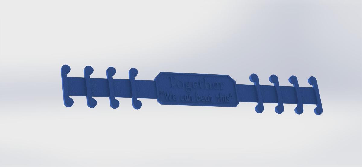 Adaptador de Mascara   Protetor de Orelha Juntos Podemos Vencer Isso