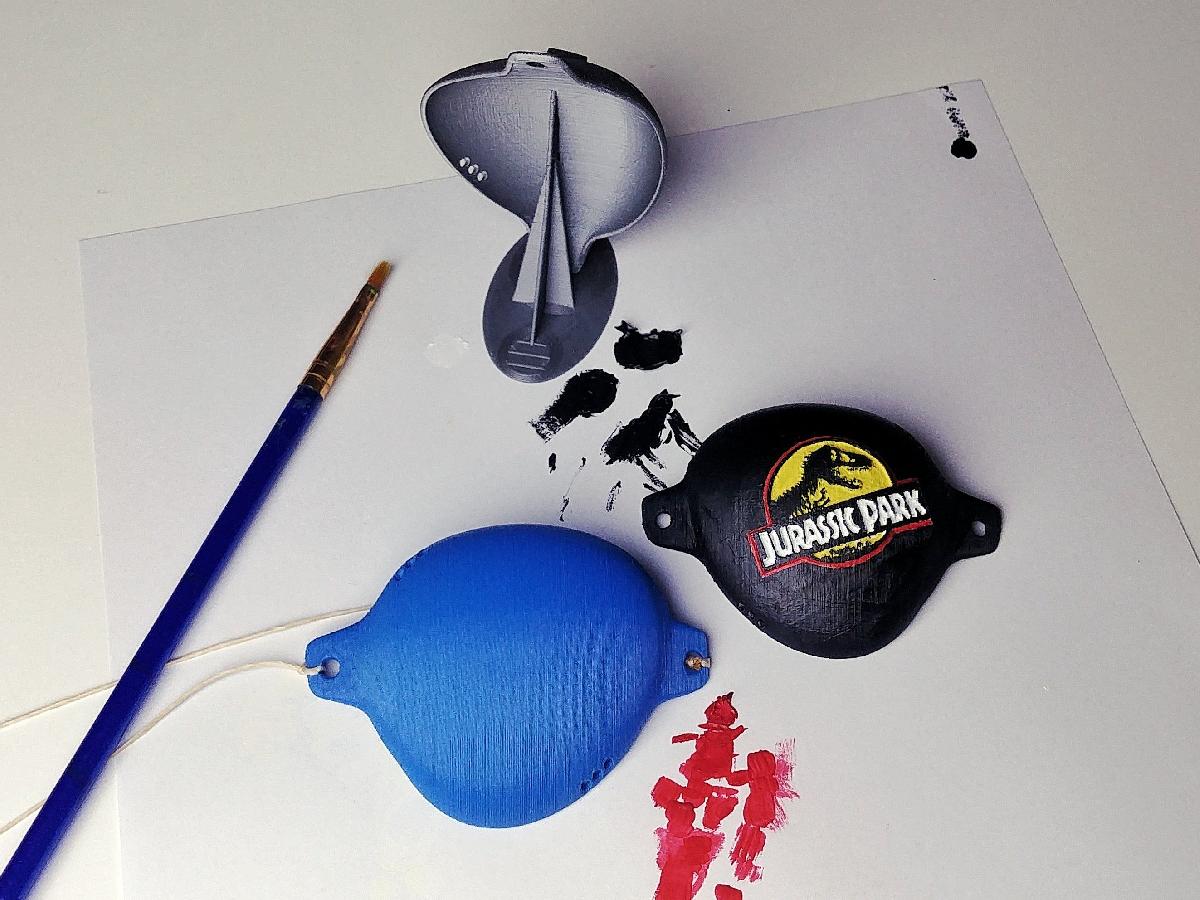 Pano ocular medico e pano ocular de Jurassic Park.