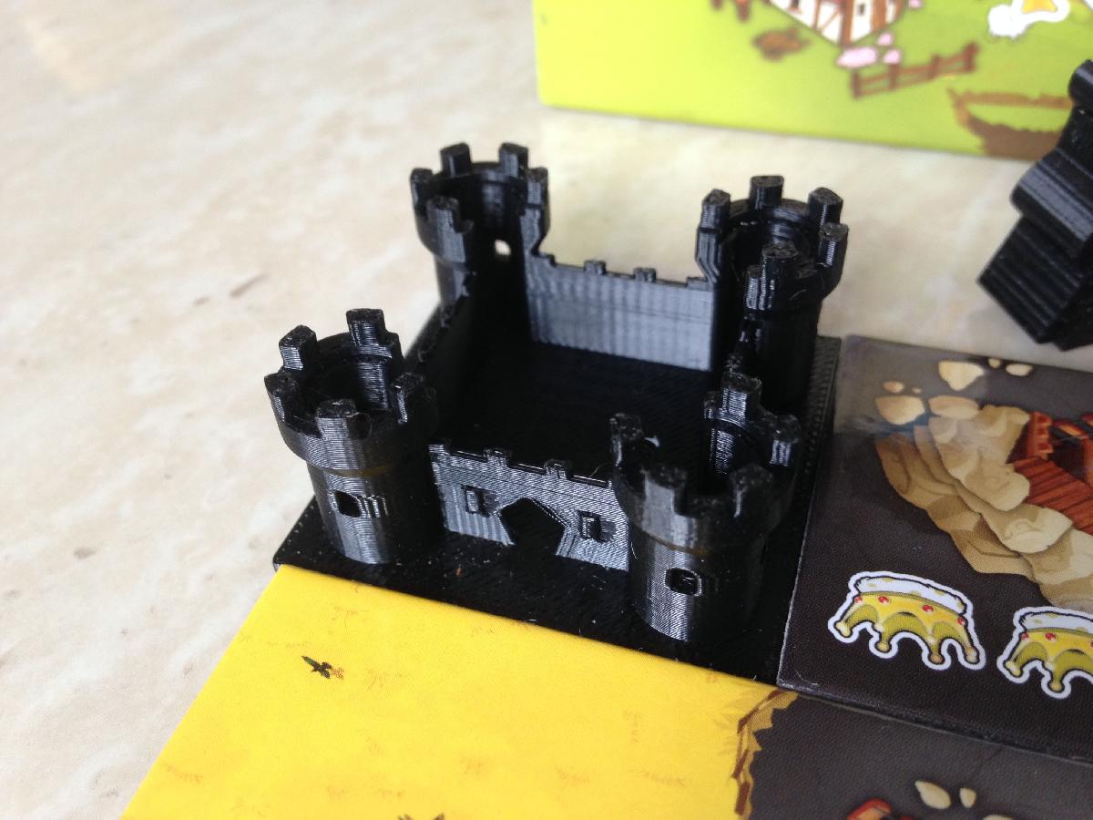 Reino do Castelo Kingdomino de Impressao Unica