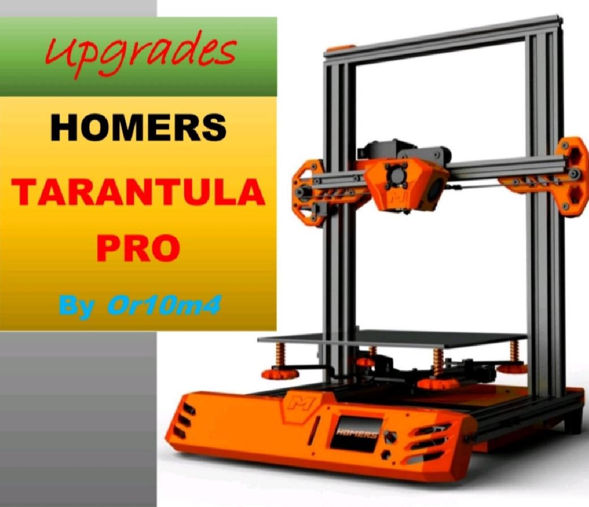 Pacote com melhorias e atualizacoes para o Tevo Tarantula Pro e Homers Tarantula Pro.