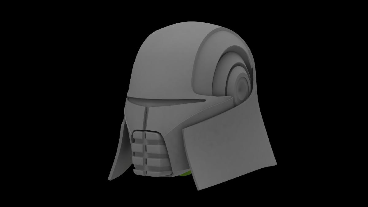 capacete do Lord Starkiller de Star Wars