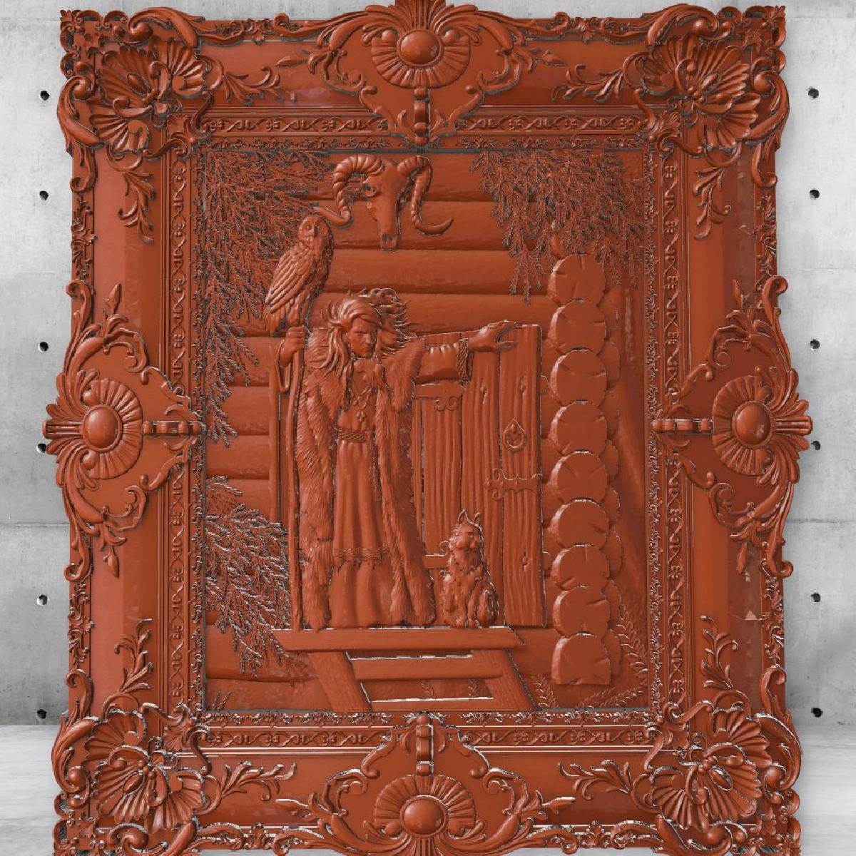 Menina bruxa CNC Baba Yaga