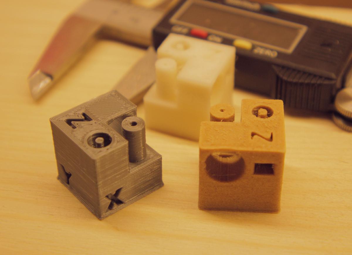 Cubo de teste de filamento