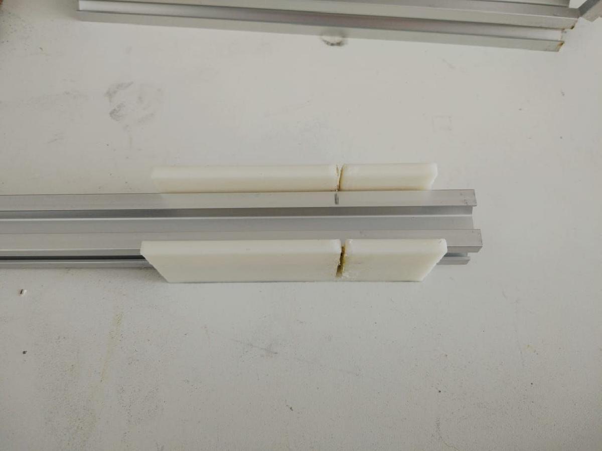 Gabarito de Corte para Extrusao de Aluminio 2020