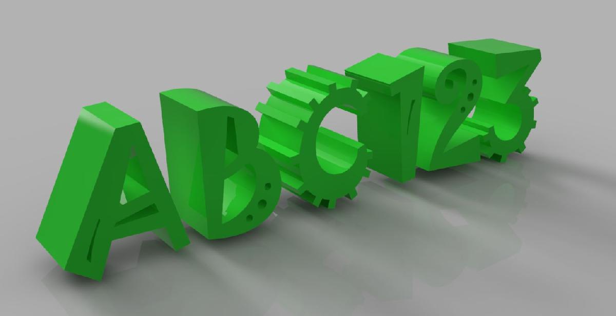 Letras e numeros em negrito Jokerman