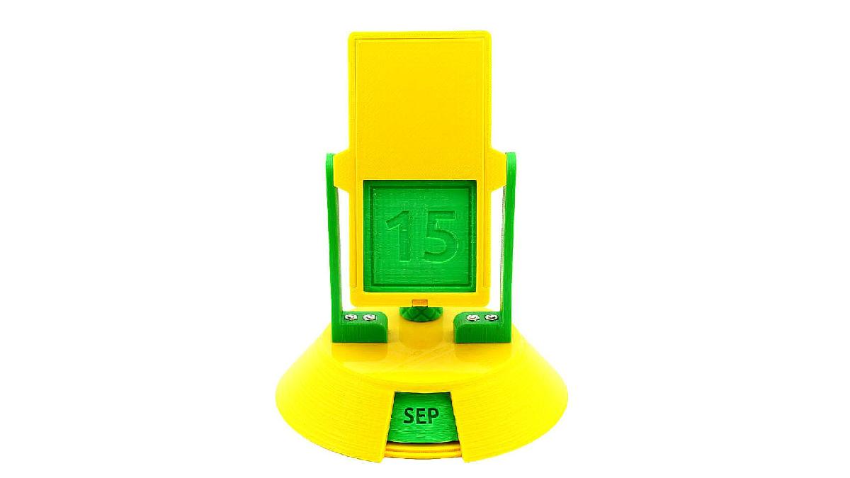 Calendário Flip "Perpétuo" Vintage