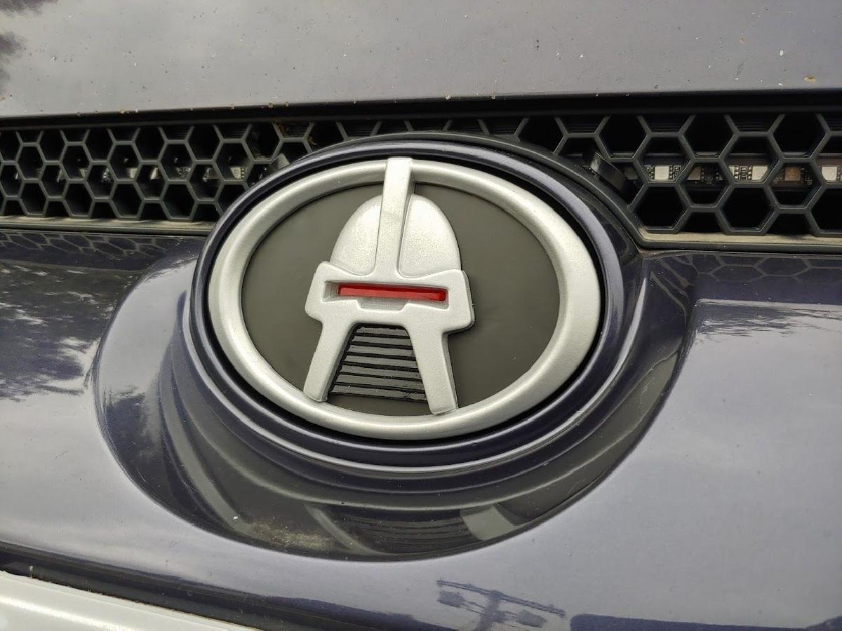 Emblema de Capacete Cylon para Carro Logo para Scion Toyota e Outros Battlestar Galactica