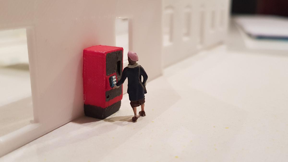 maquina de bilhetes 1/87