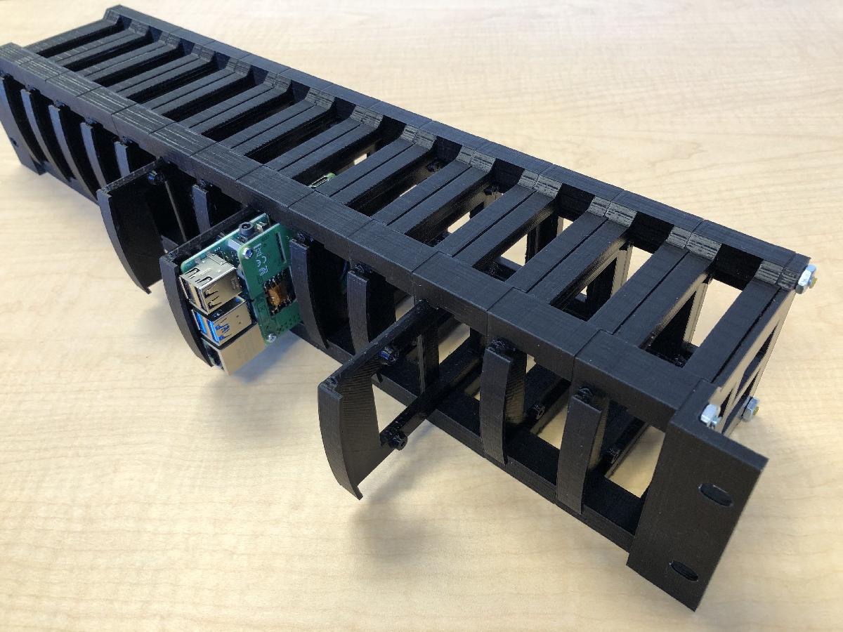 Suporte para montagem em rack 2U para Raspberry Pi 4/5