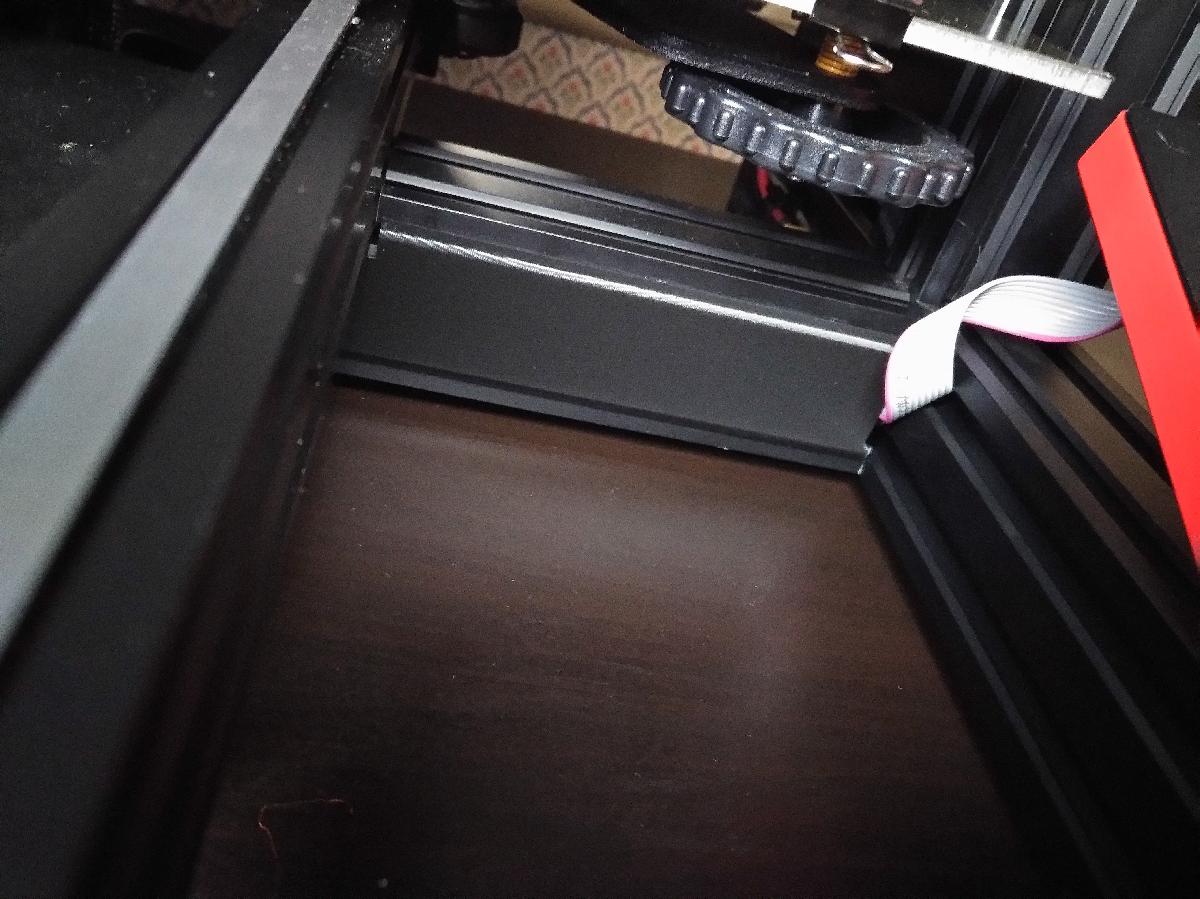 Capa de Cabo de Fita para Ender 3 de Baixo Perfil