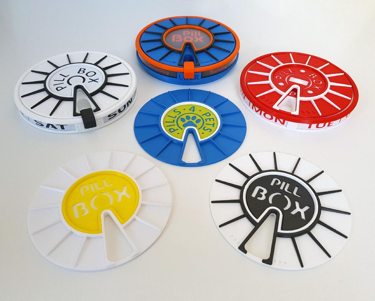 Caixa de Comprimidos com Aberturas AM PM V4   E Mais Pessoal!