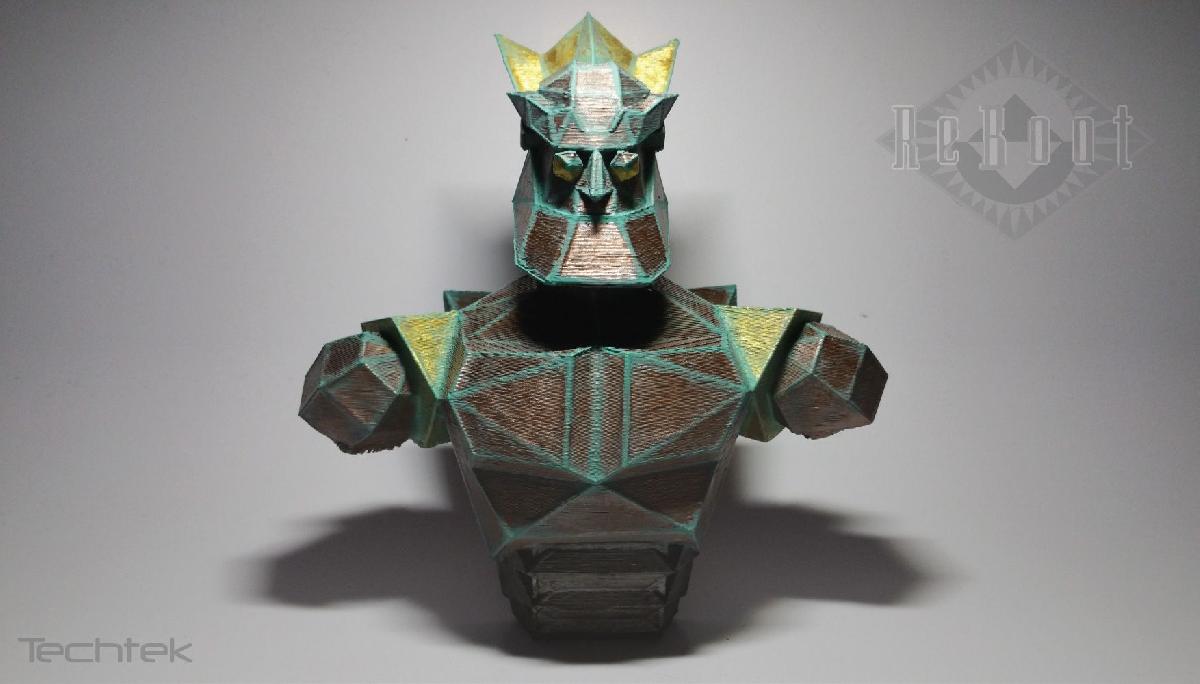Megabyte Bust Reinicio (Baixa Poligonal)