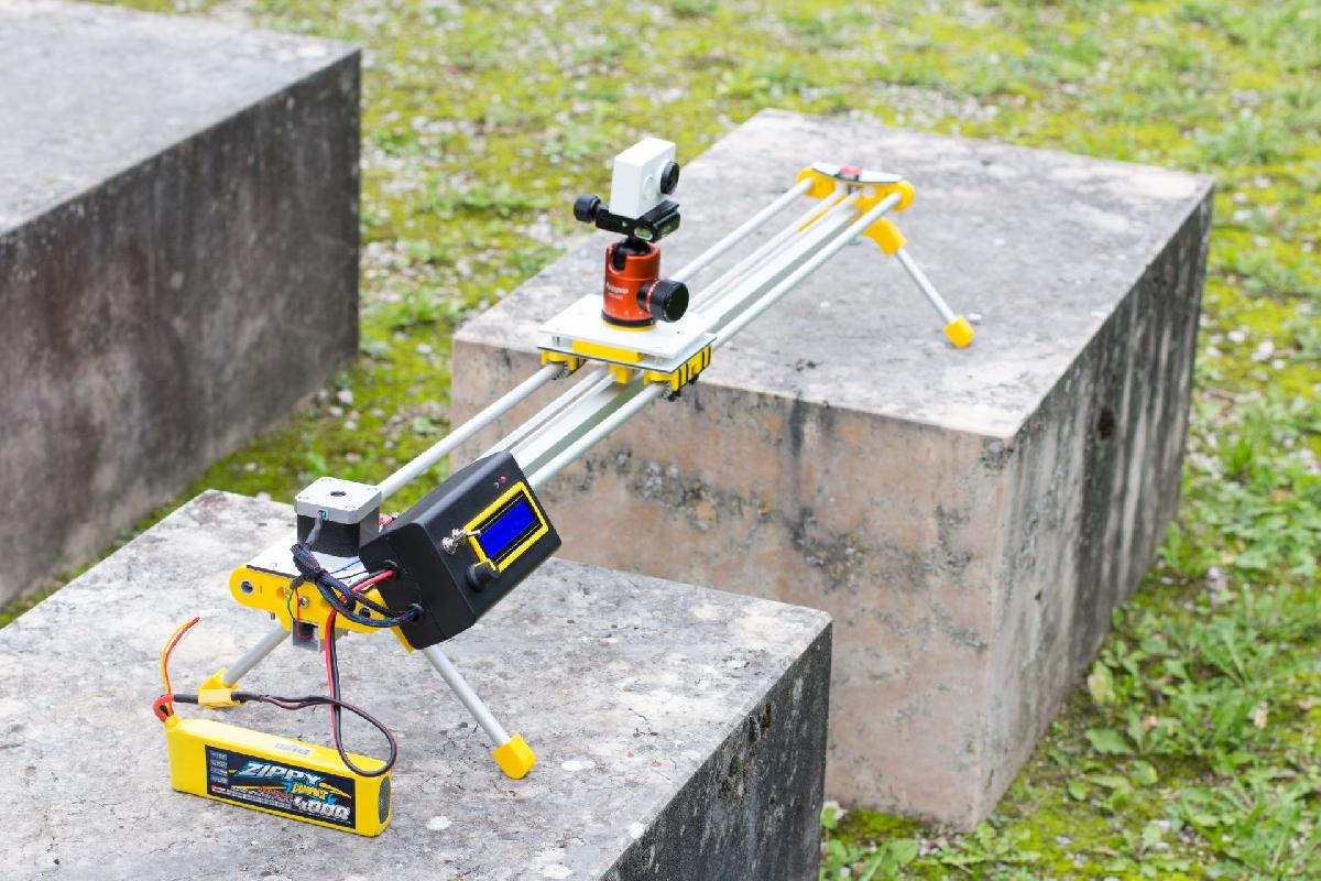 Deslizador de camera DIY com controle Arduino