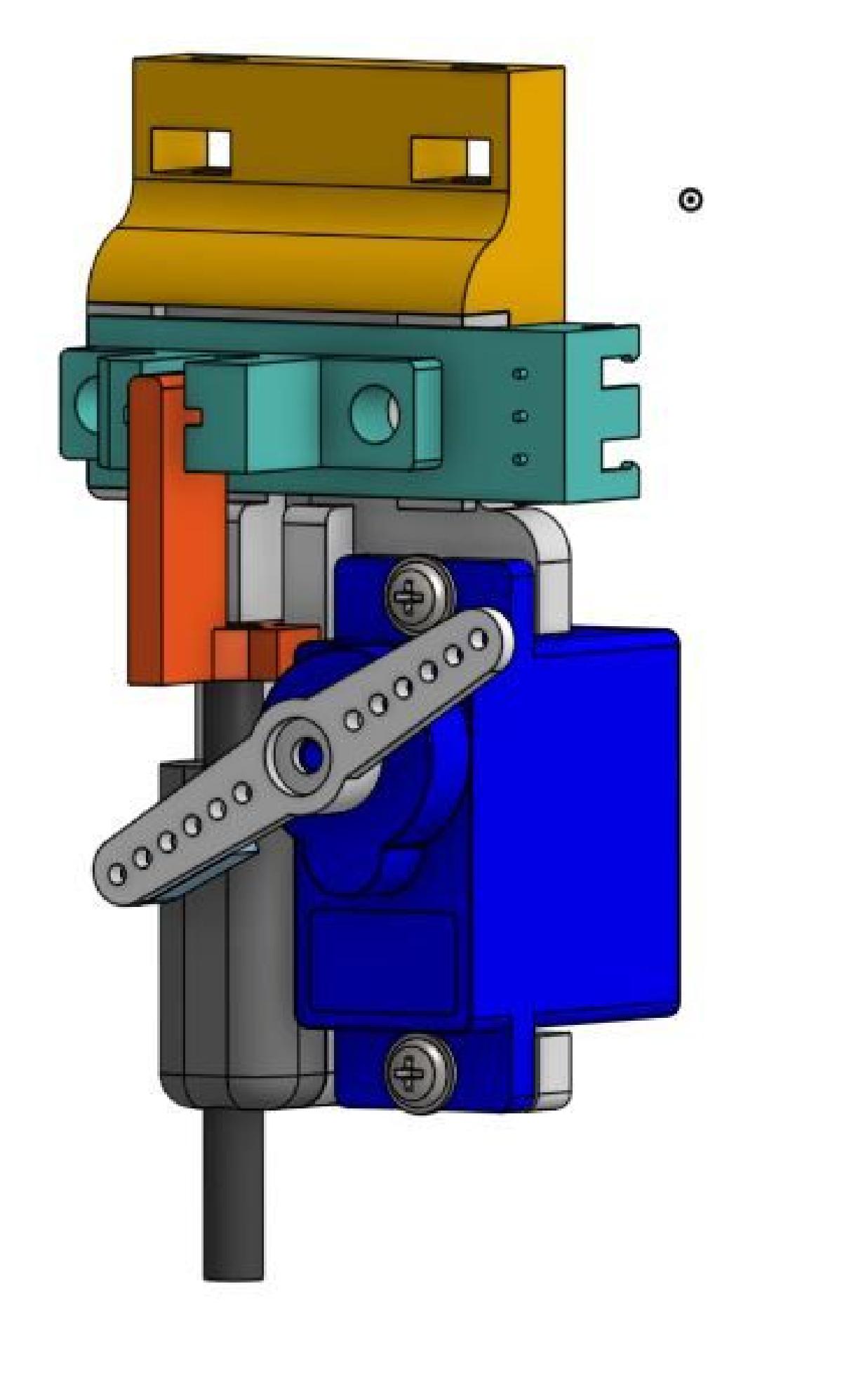 Sonda DIY, Sensor OptiServo Z Probe   Montagem de 18mm