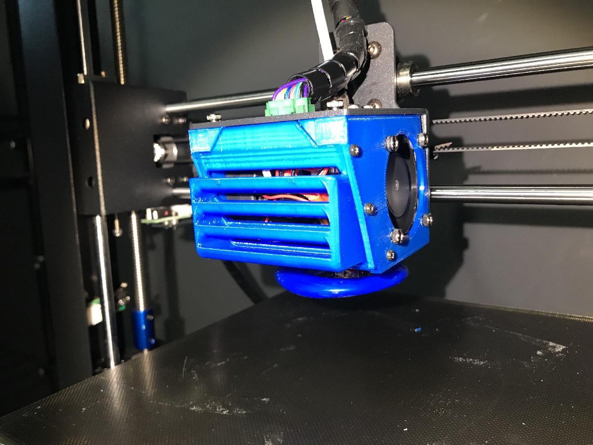 Anycubic I3 Mega Improved Hotend Fanbox (também Mega S, Mega X, Full Metal, BLTouch e E3DV6 versões)