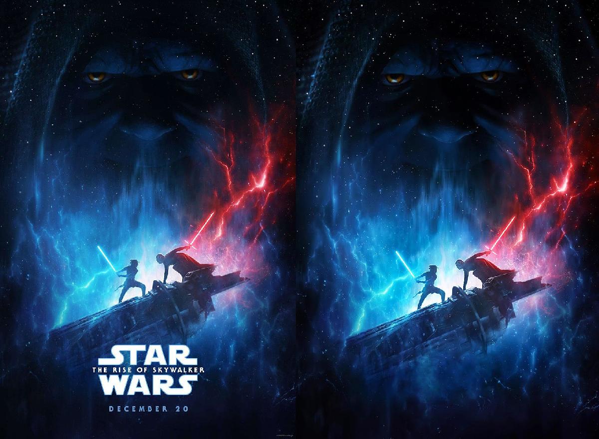 Star Wars   A Ascensao Skywalker   Poster de Filme Sem Texto Lithophane