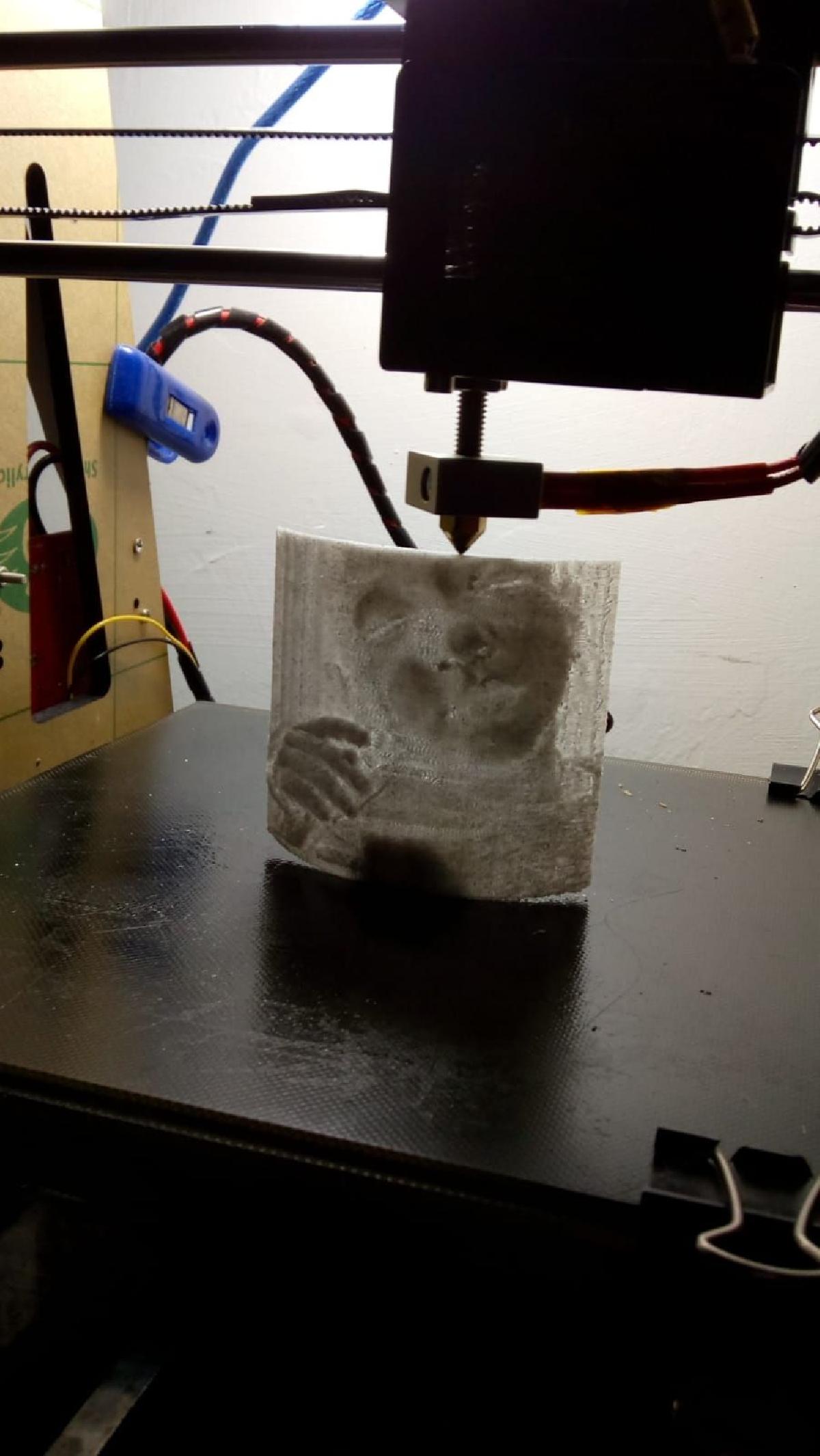 Litofania foto CURVA POSITIVA