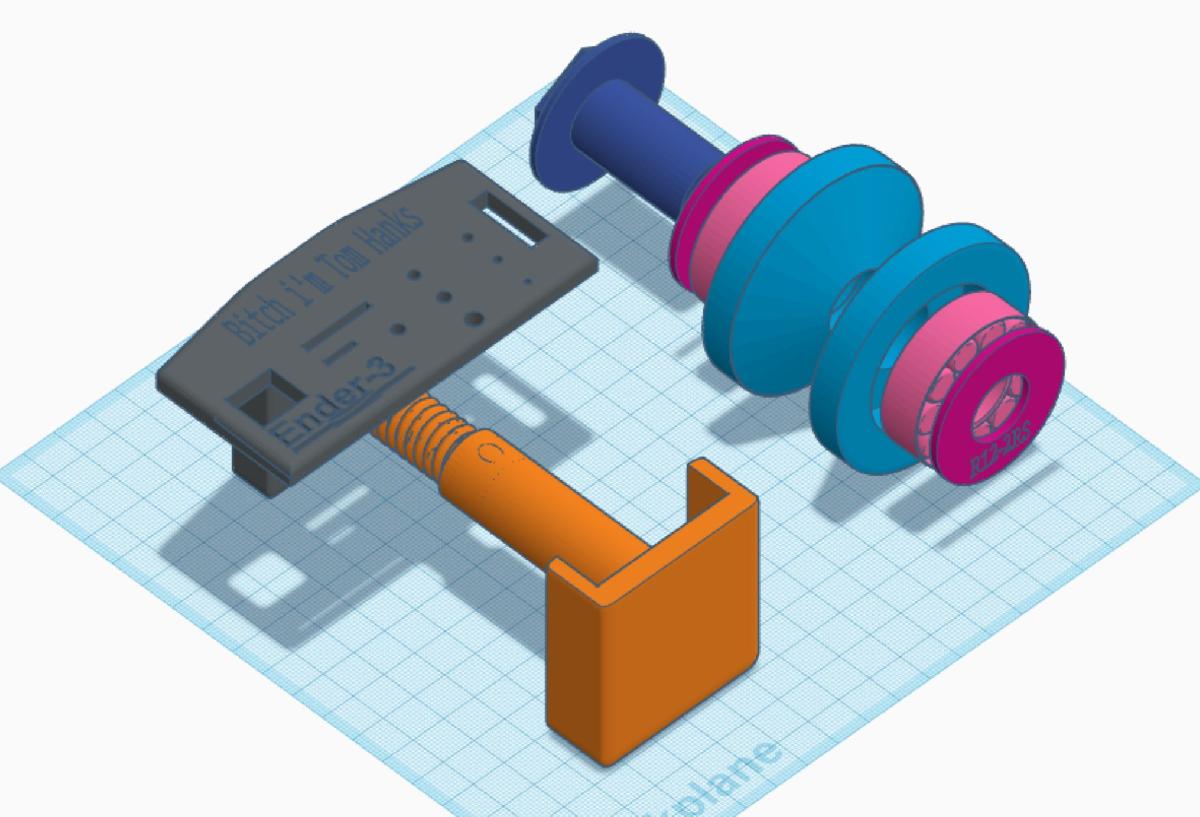 Modificacao de Carretel e Ferramenta para Ender 3