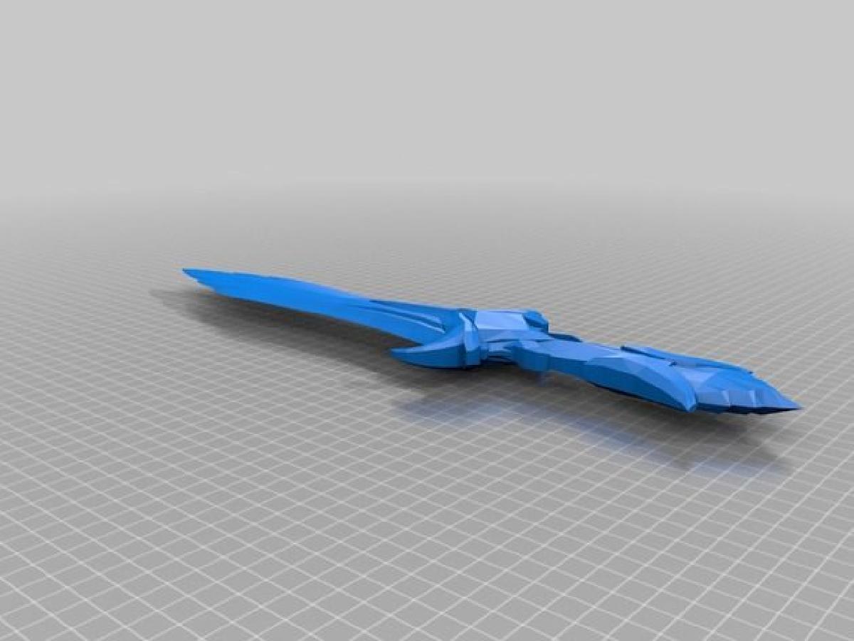 Skyrim Glass Dagger, versao para impressao 3D para cosplay e aderecos