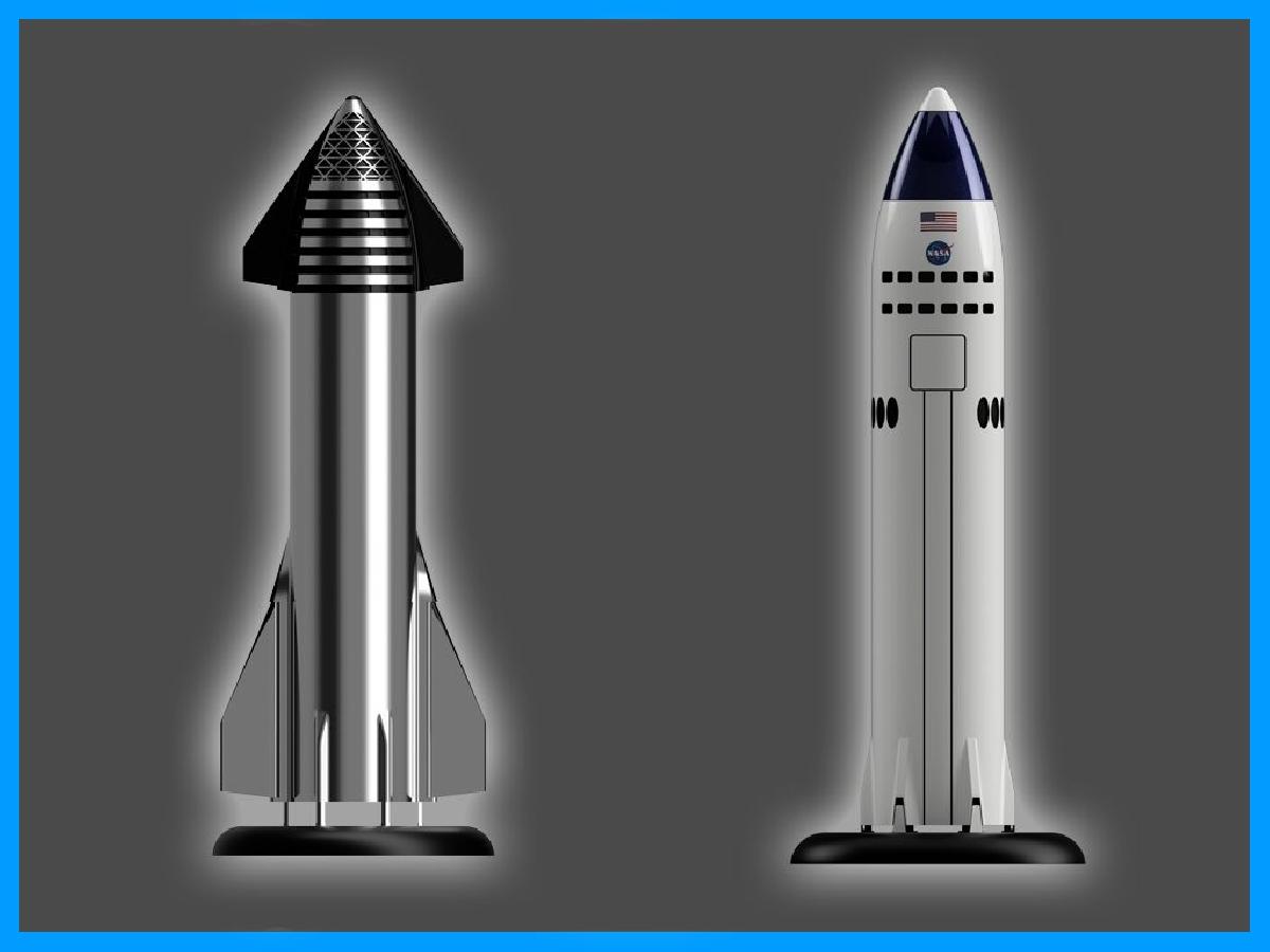 1/144 SpaceX Starship e Moonship