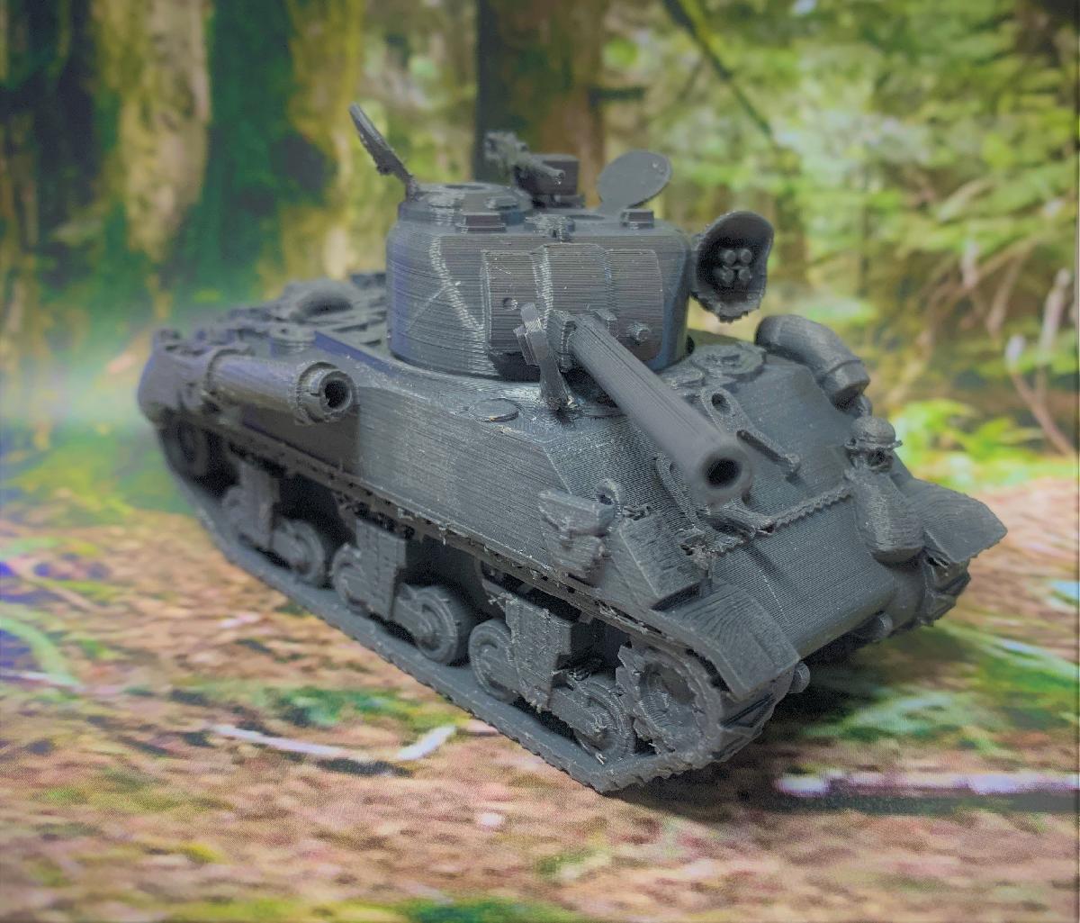 28mm   Tanque Sherman do OddBall   Os Herois de Kelly