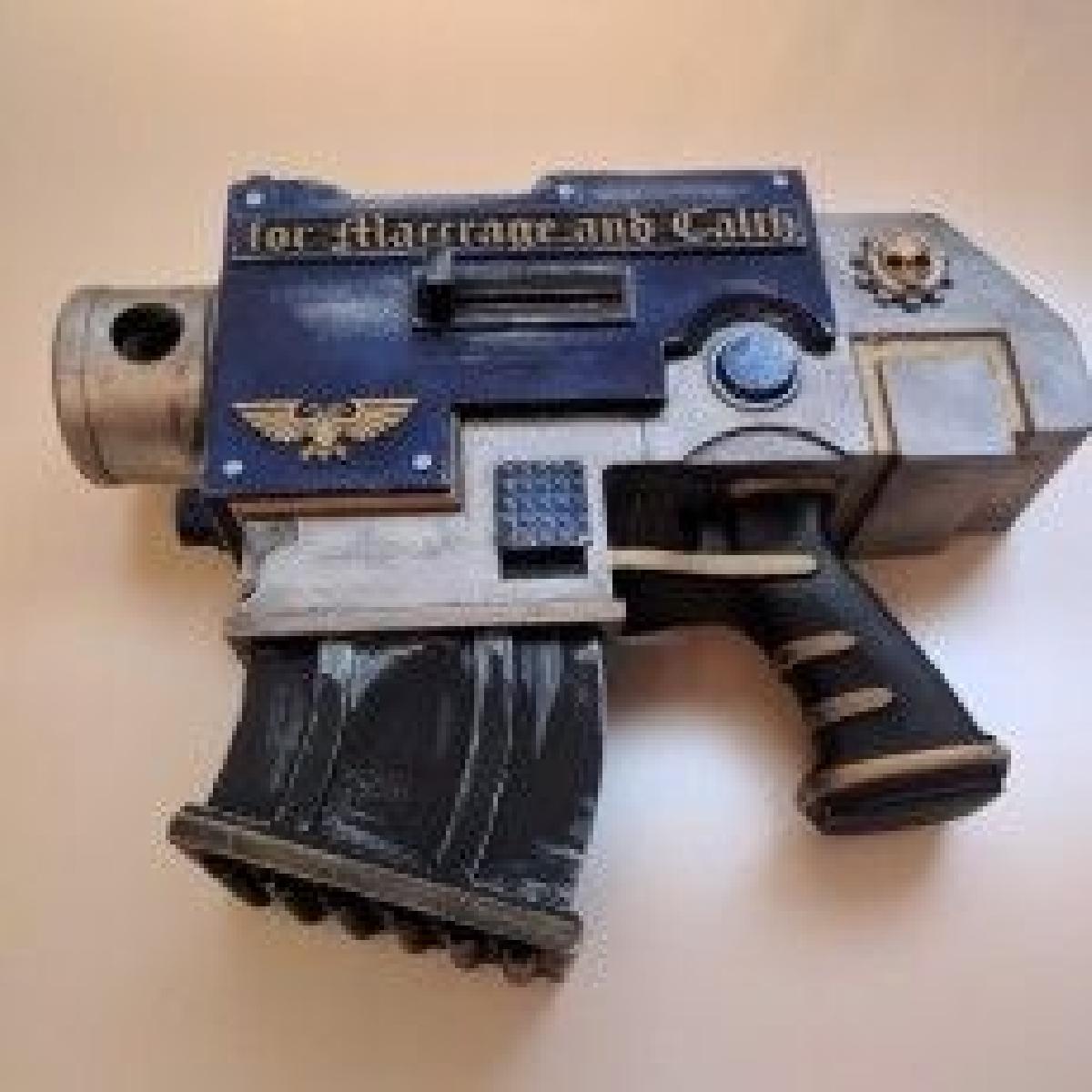 Pistola de Raio Ultramarine WH40K