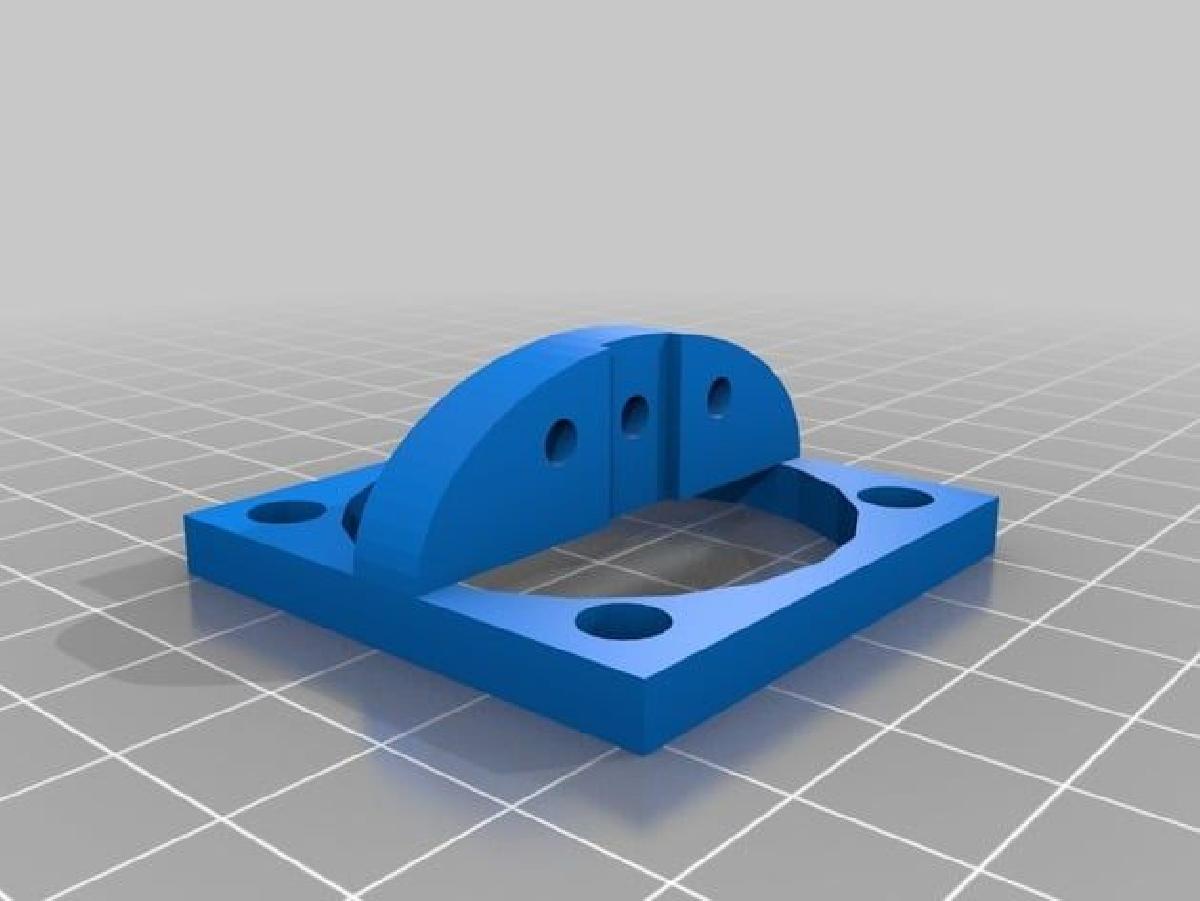 Suporte para ventilador BLTouch para Anycubic Kossel Plus Linear