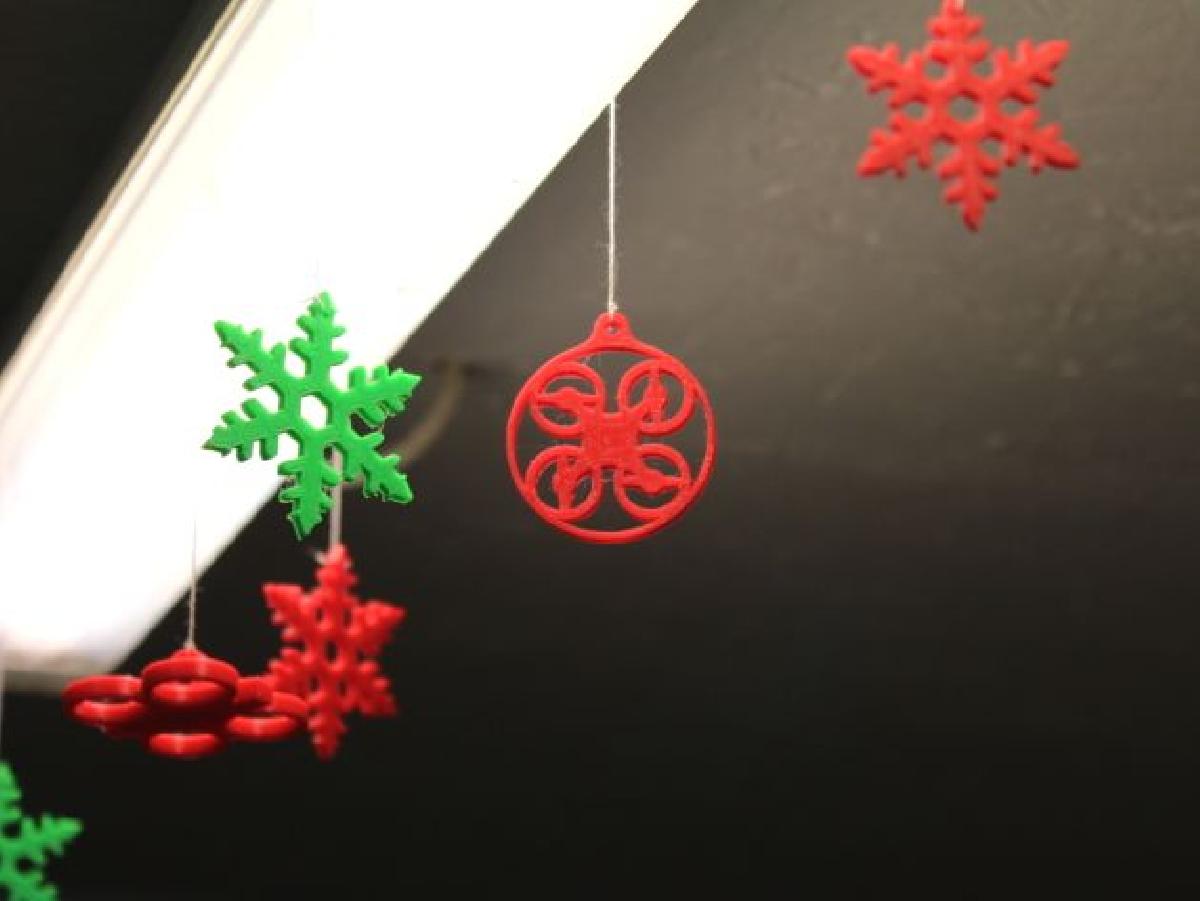 Ornamento de Natal de Drone